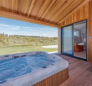 Family opening presents on Christmas Day 