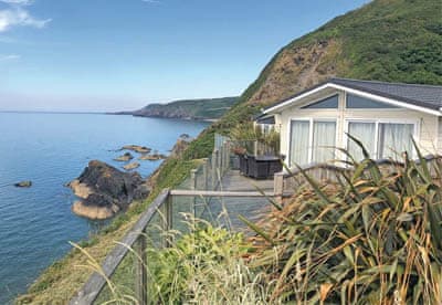 Holiday park overlooking the sea